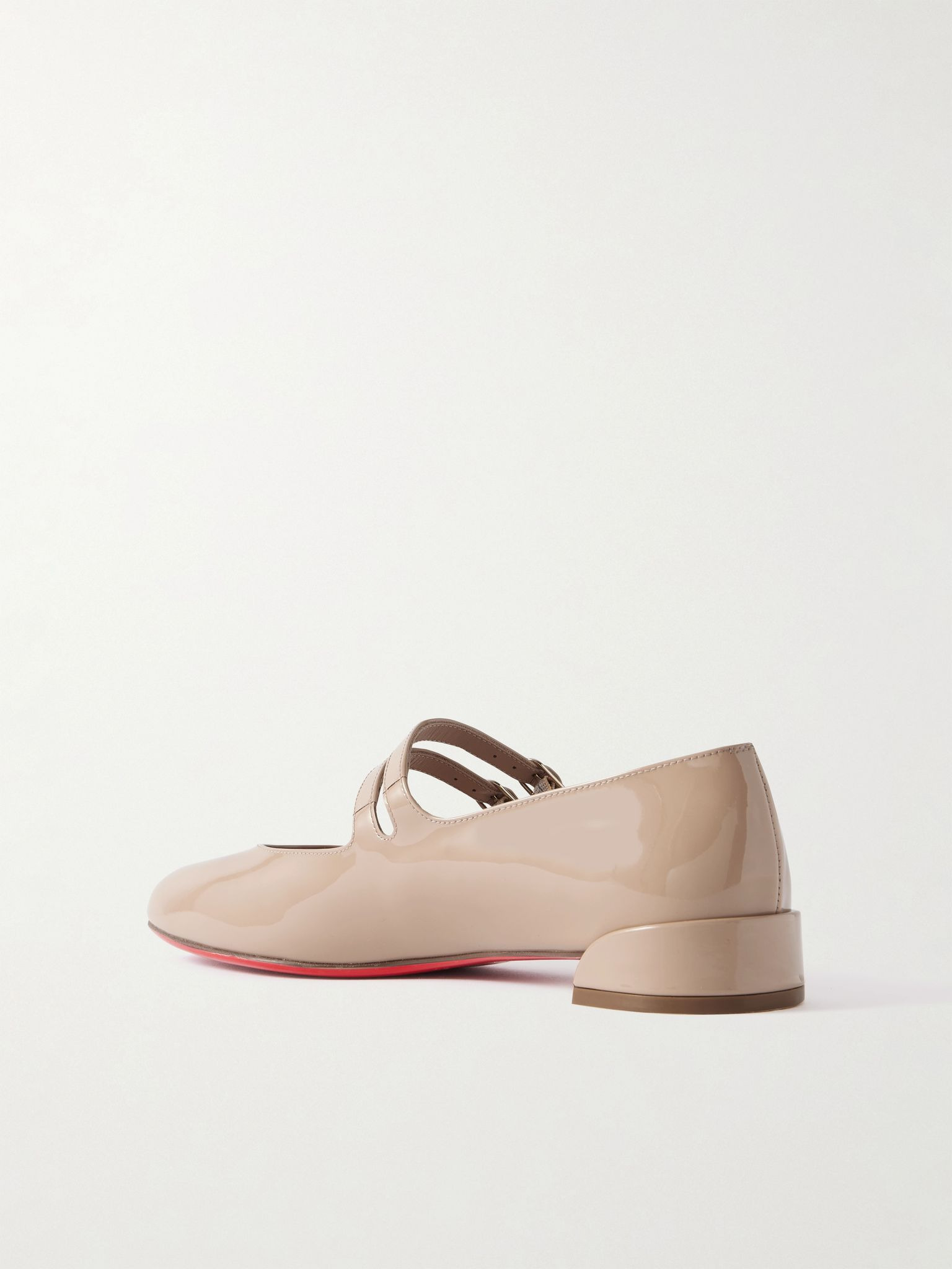 Sweet Jane patent-leather flats Beige - 3