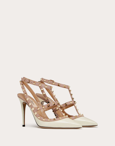 Valentino Patent Rockstud Caged Pump 100mm outlook