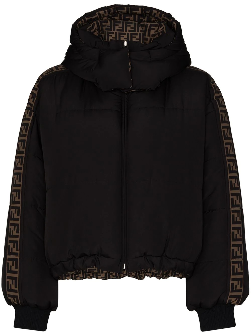 reversible FF motif puffer jacket - 1