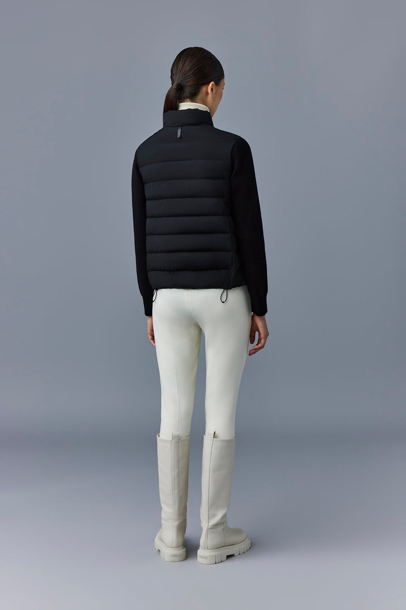 OCEANE-CITYZ Light down mixed-media jacket 4