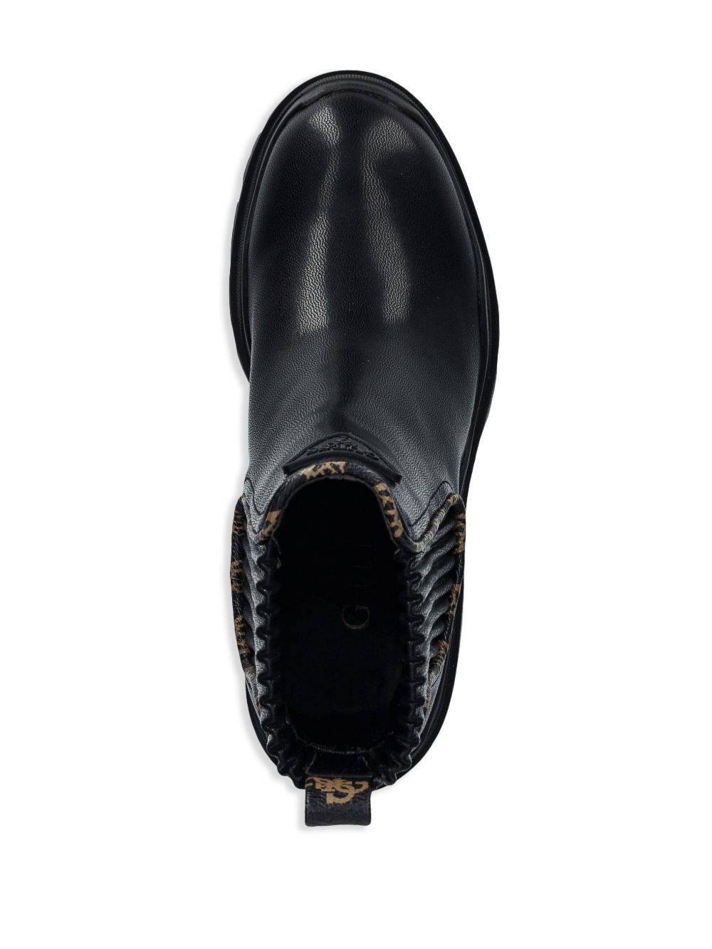 logo-print boots - 4