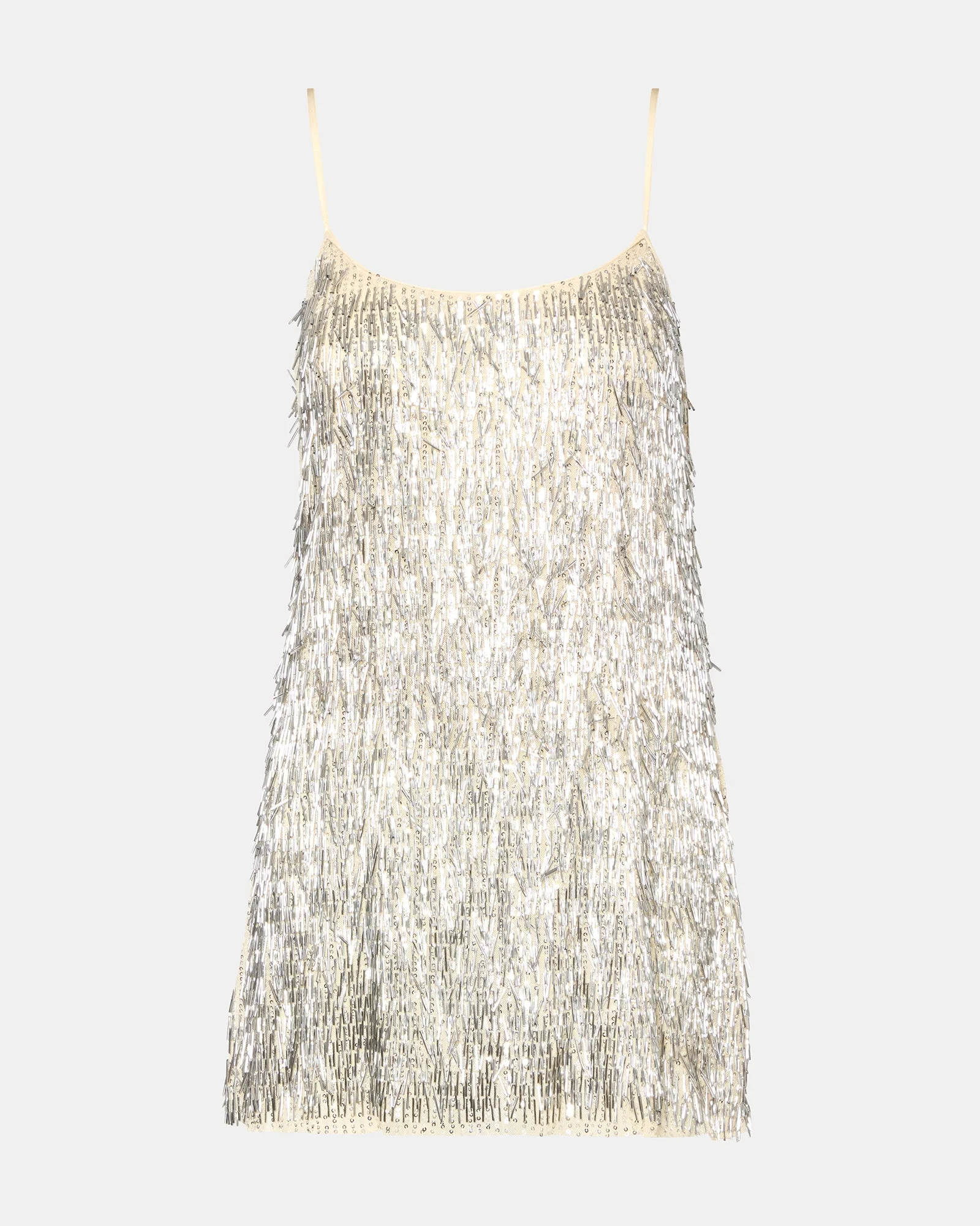LISSIE DRESS ANTIQUE SILVER - 1