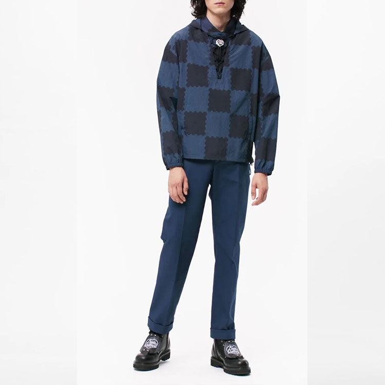 Men's LOUIS VUITTON x NIGO2 Crossover LV2 SS22 Grid Drawstring Navy Blue 1A9GVM - 2