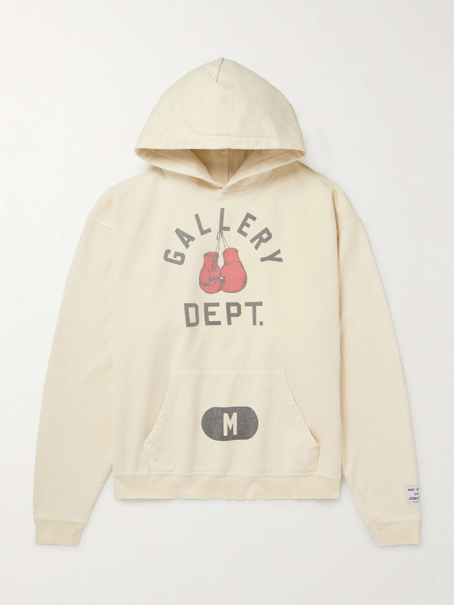 Oversized Logo-Print Cotton-Jersey Hoodie - 1