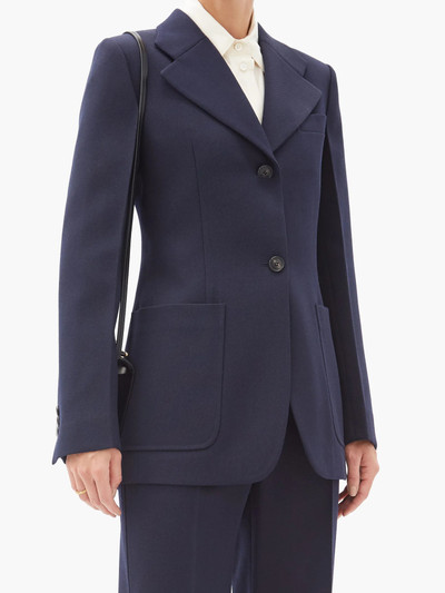 Victoria Beckham Single-breasted wool-twill jacket outlook