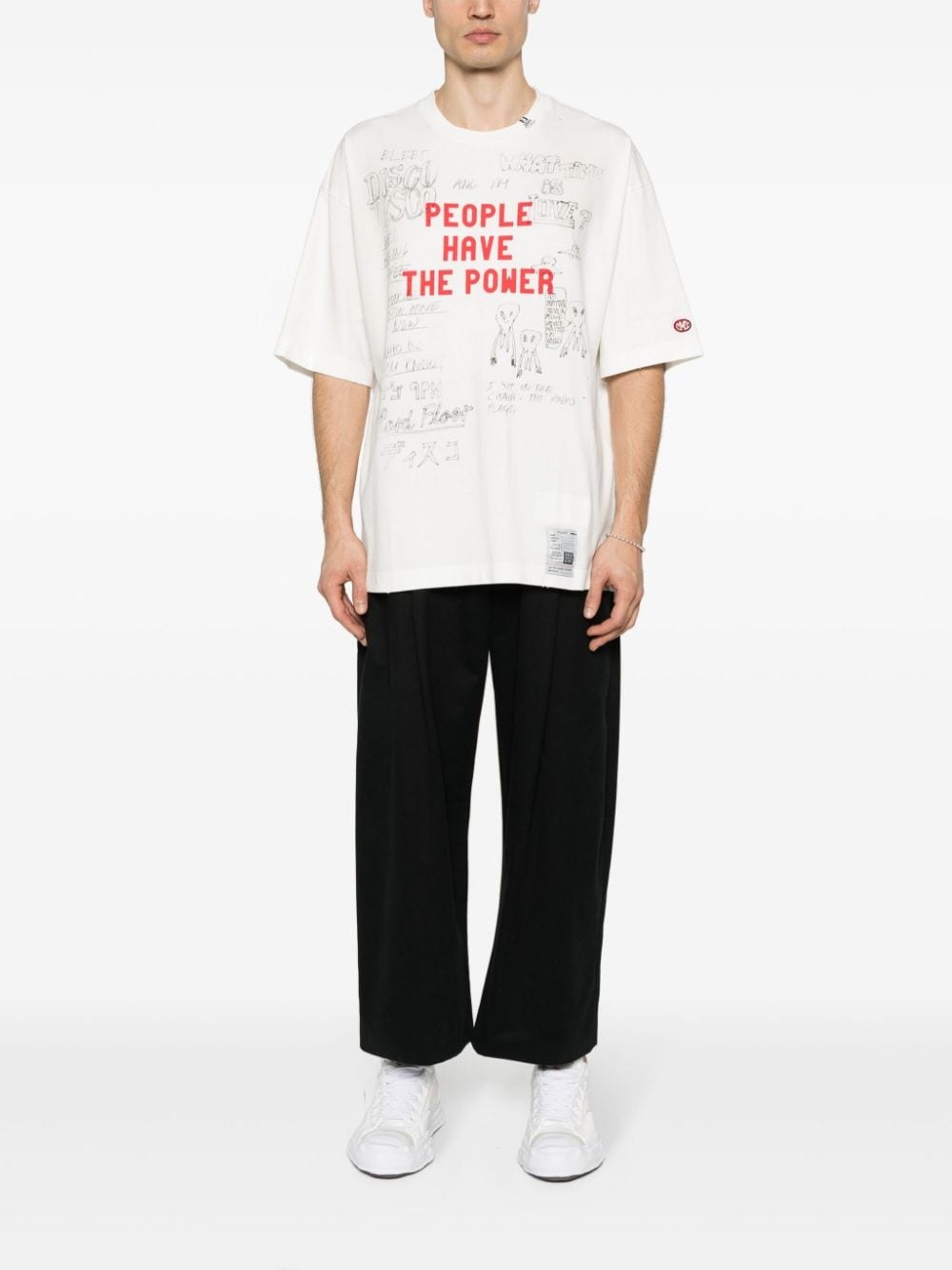 distressed-effect T-shirt - 2