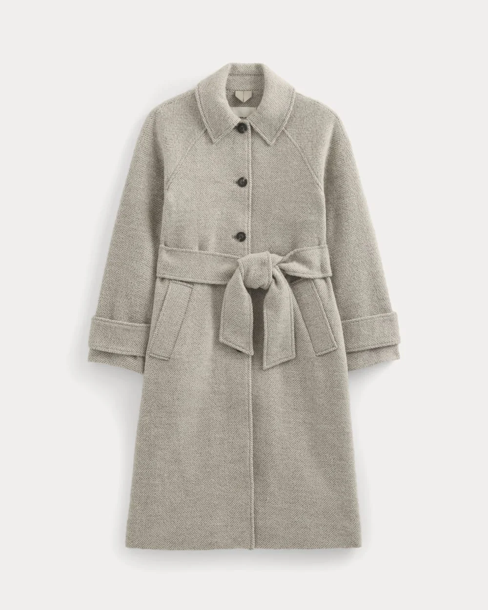 ITALIAN BELTED OVERCOAT - 1