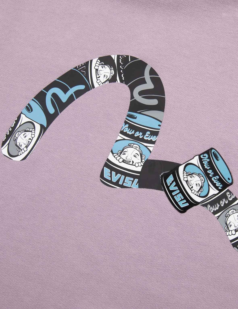 PEEPING GODHEAD PATTERN SEAGULL PRINT LOOSE FIT HOODIE 7