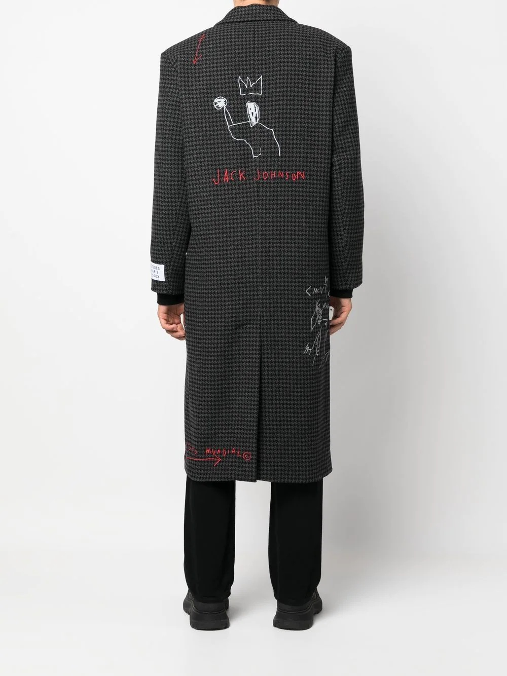 Jack Johnson houndstooth coat - 4