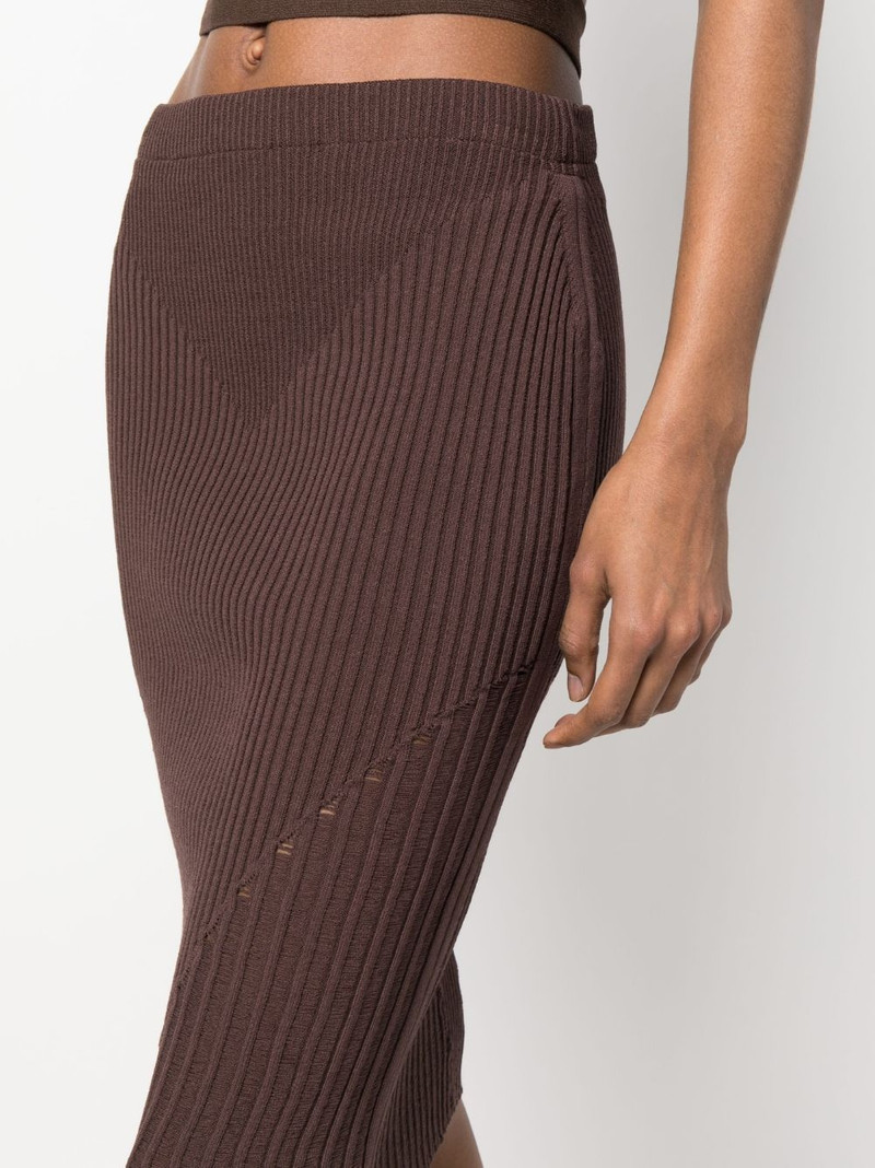 ribbed-knit pencil skirt 5