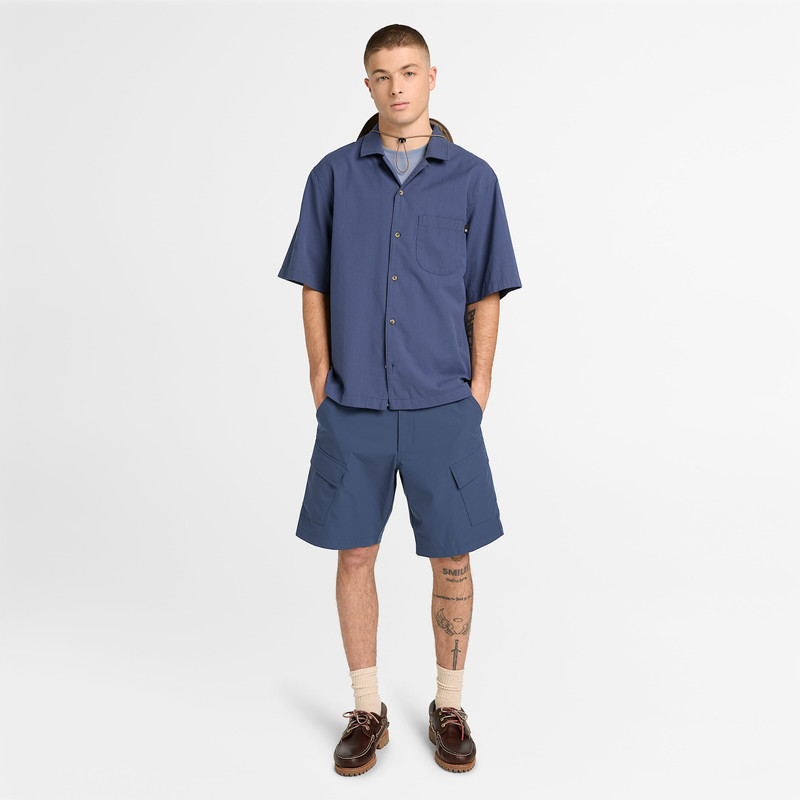Men's Short-Sleeve Seersucker Resort Shirt 6