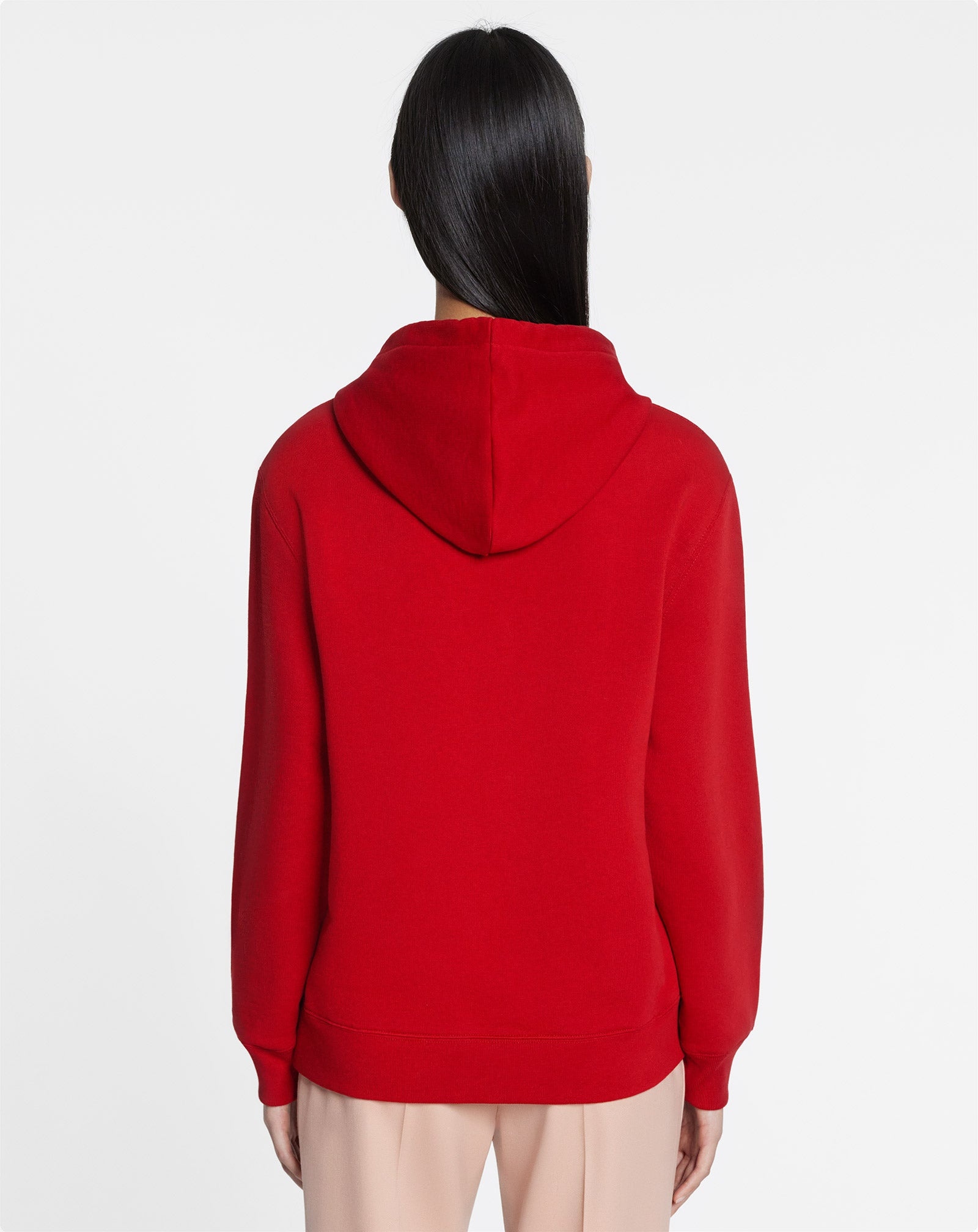 LANVIN PARIS EMBROIDERED HOODED SWEATER - 5