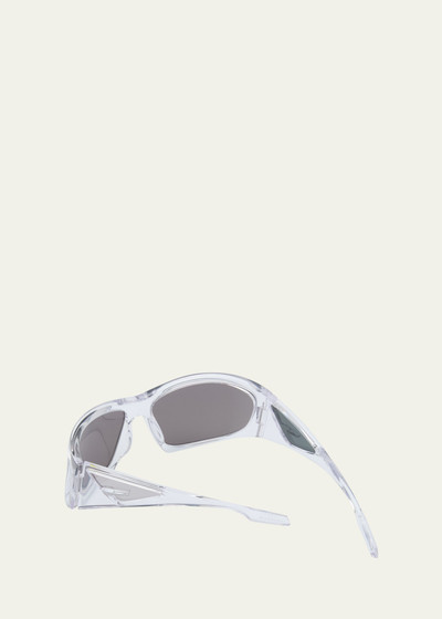 Givenchy Giv Cut Acetate Wrap Sunglasses outlook