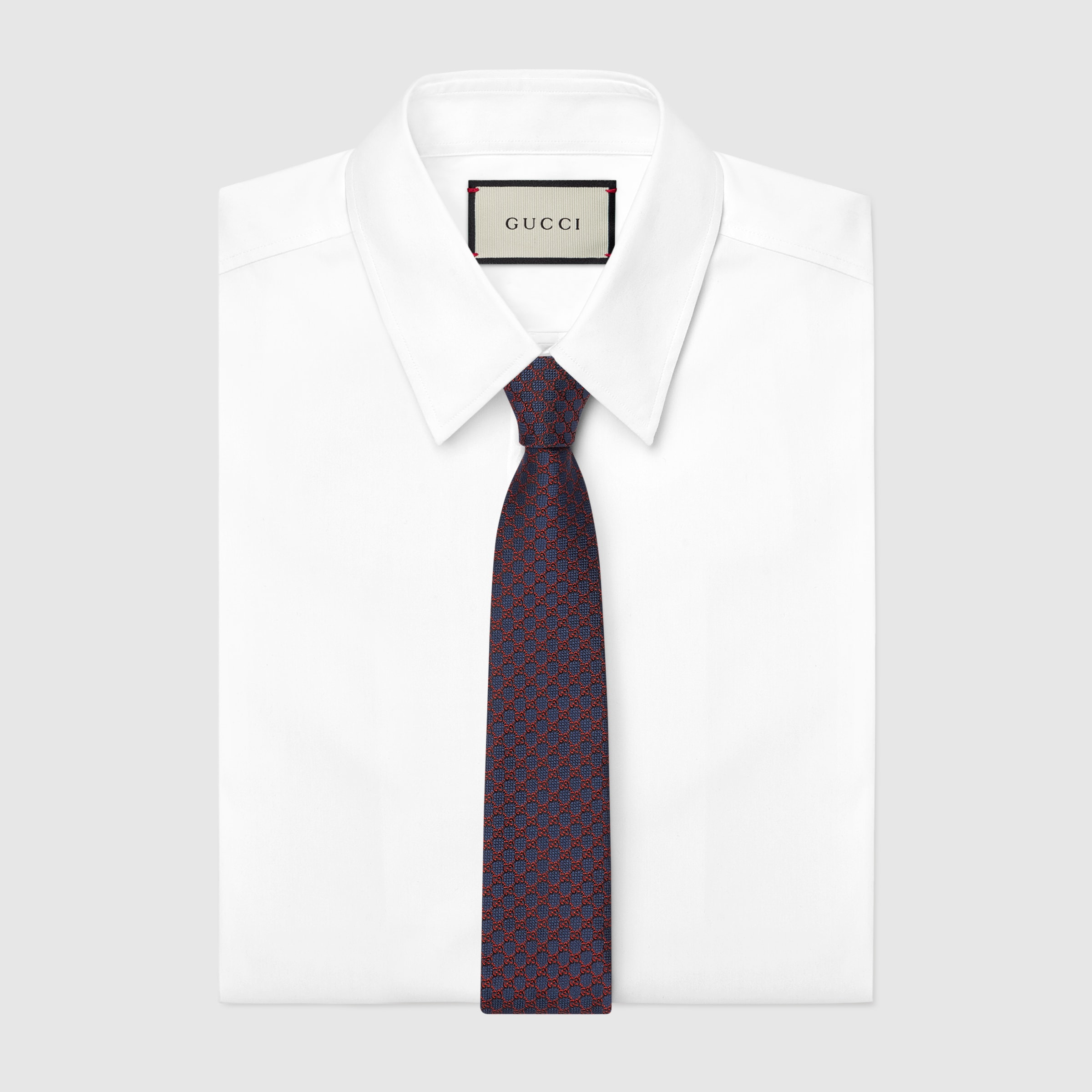 GG silk jacquard tie - 2