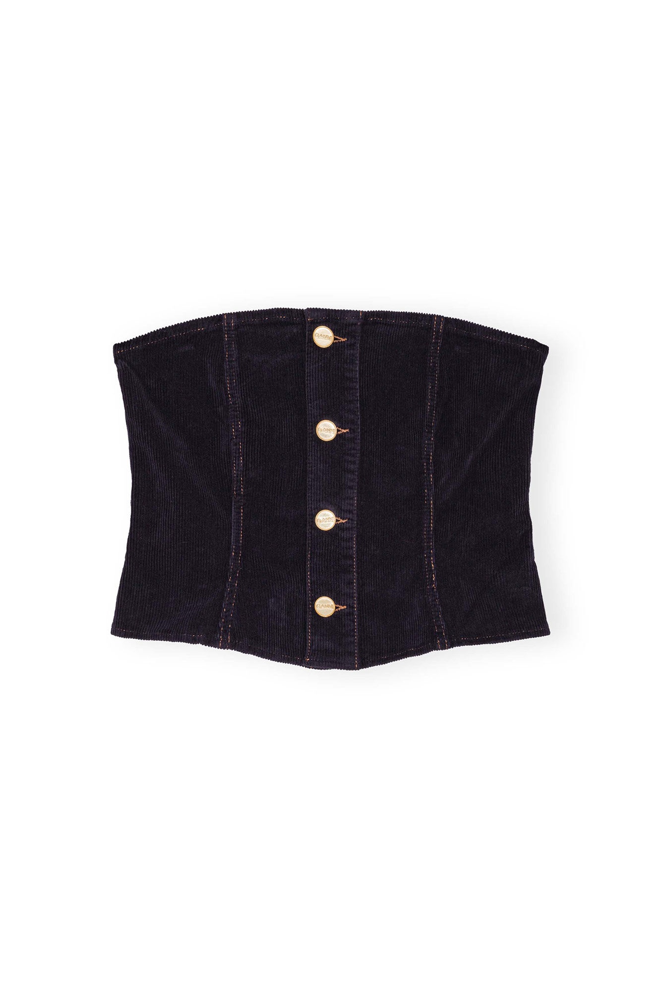 BLUE WASHED CORDUROY TOP - 6