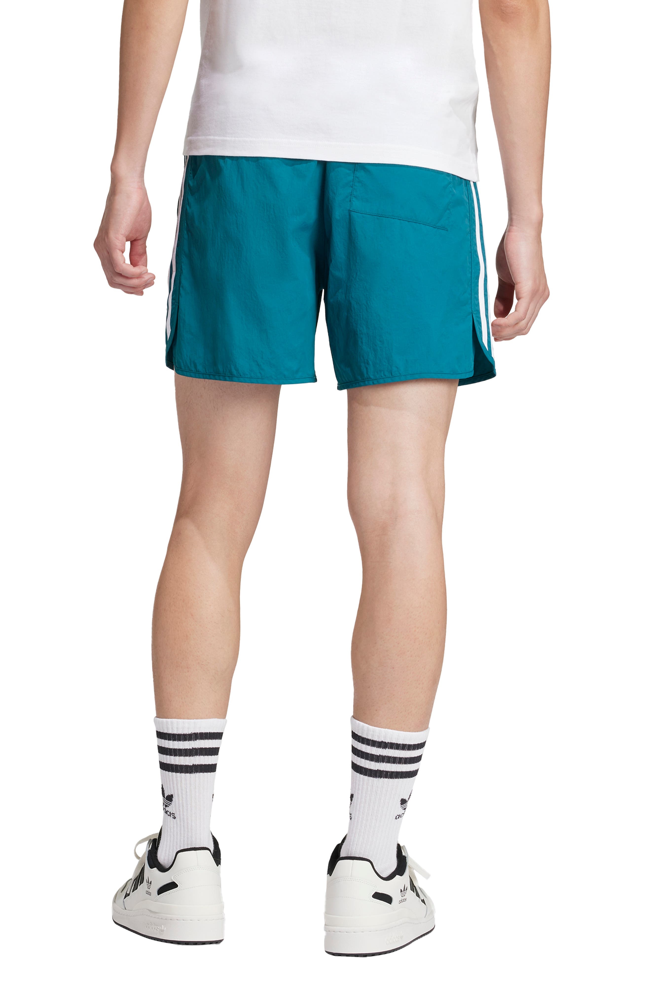 adidas Adicolor Recycled Polyester Sprinter Shorts in Legacy Teal at Nordstrom - 2
