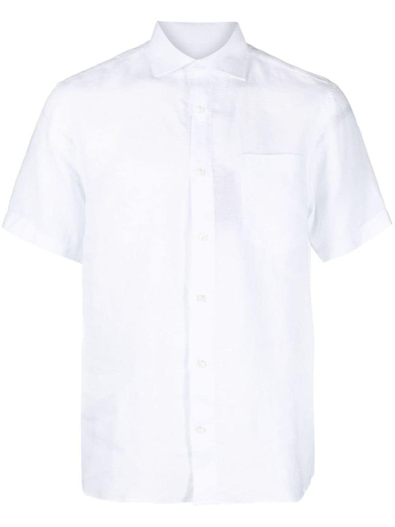 short-sleeved linen shirt 1