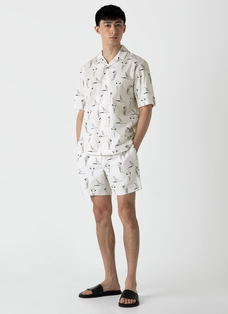 Sunspel Sunspel x Matt Blease Camp Collar Shirt outlook