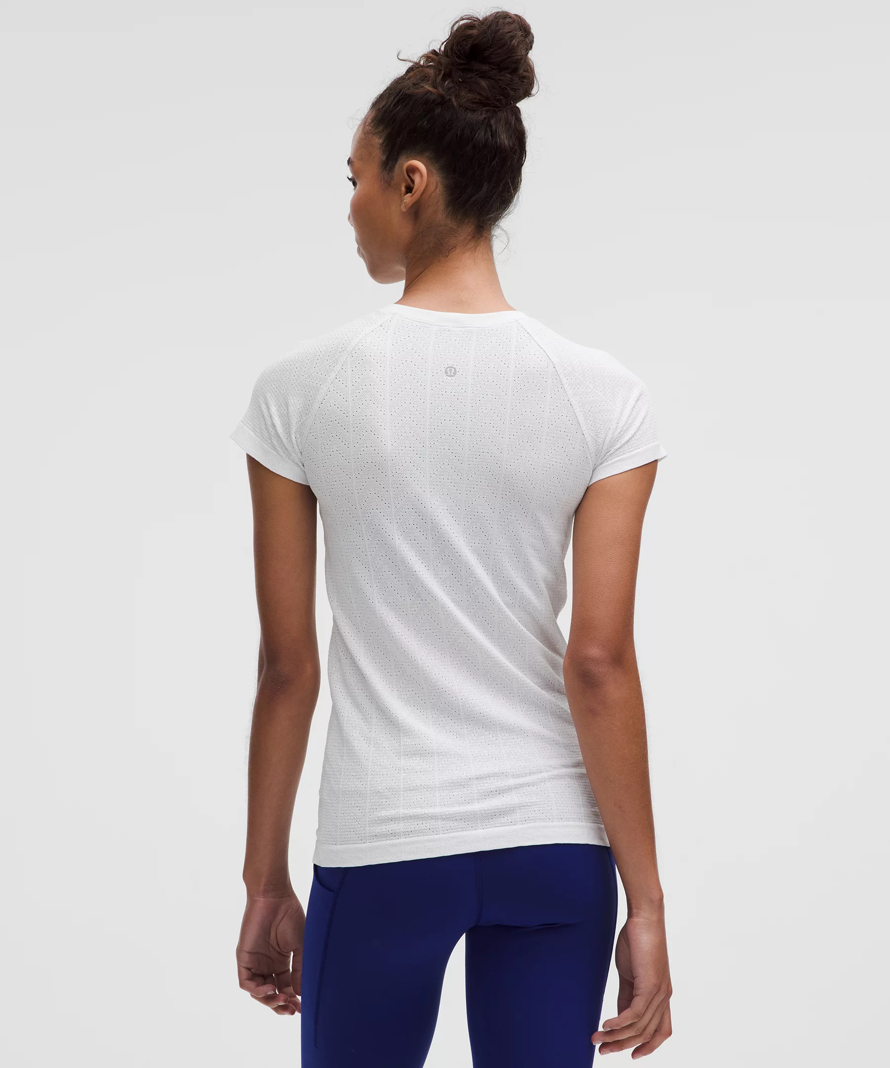 Swiftly Pointelle Short-Sleeve Shirt *Hip Length - 3