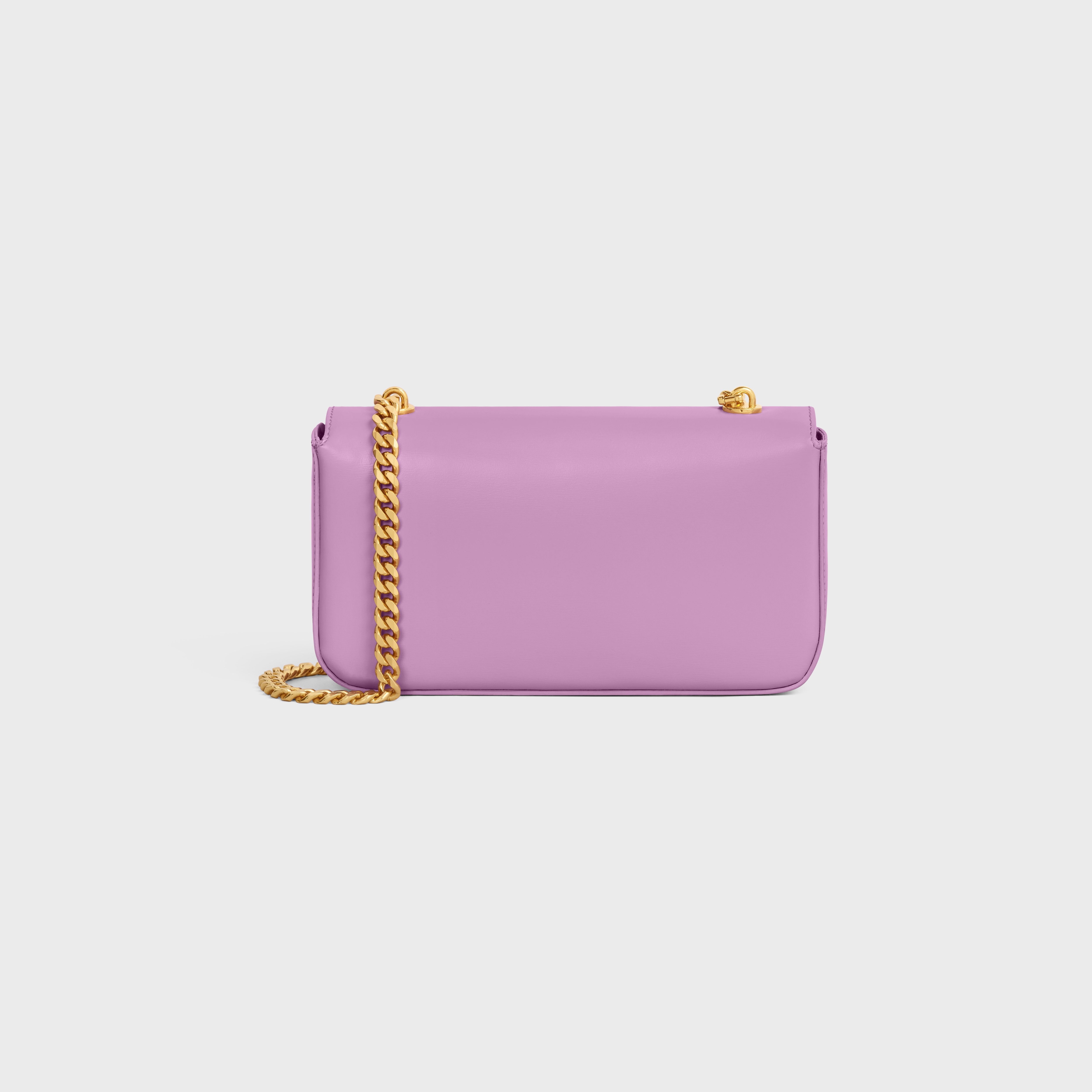CHAIN SHOULDER BAG CUIR TRIOMPHE in shiny calfskin - 3