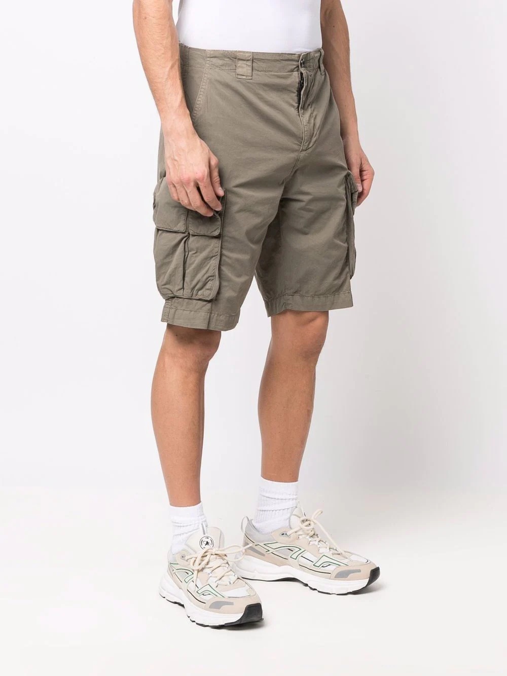 multi-pocket cotton cargo shorts - 3