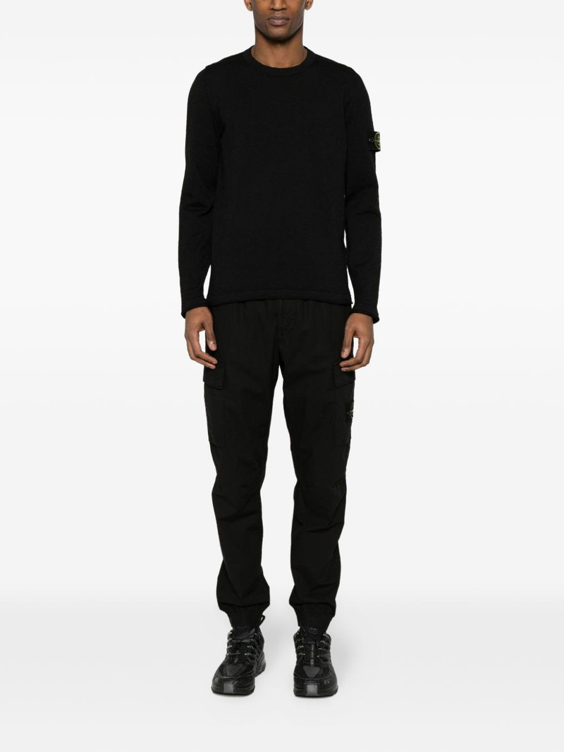 Stone Island logo crew-neck sweater outlook