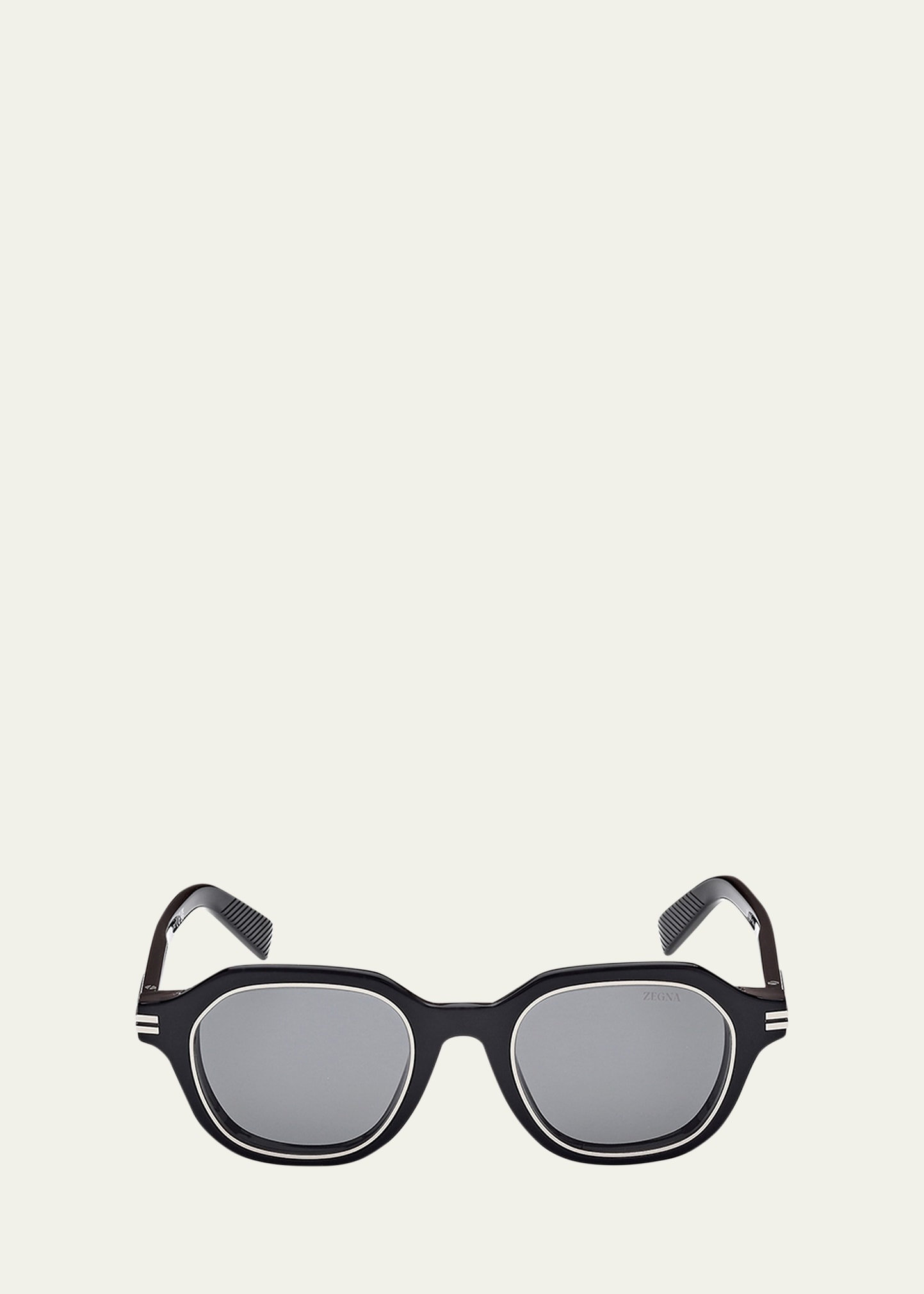 Men's EZ0250M Acetate Square Sunglasses - 1
