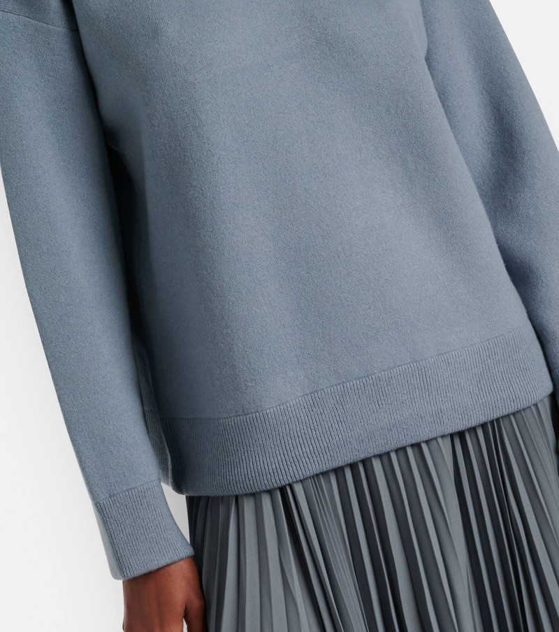 Wool, cotton and cashmere-blend sweater 5