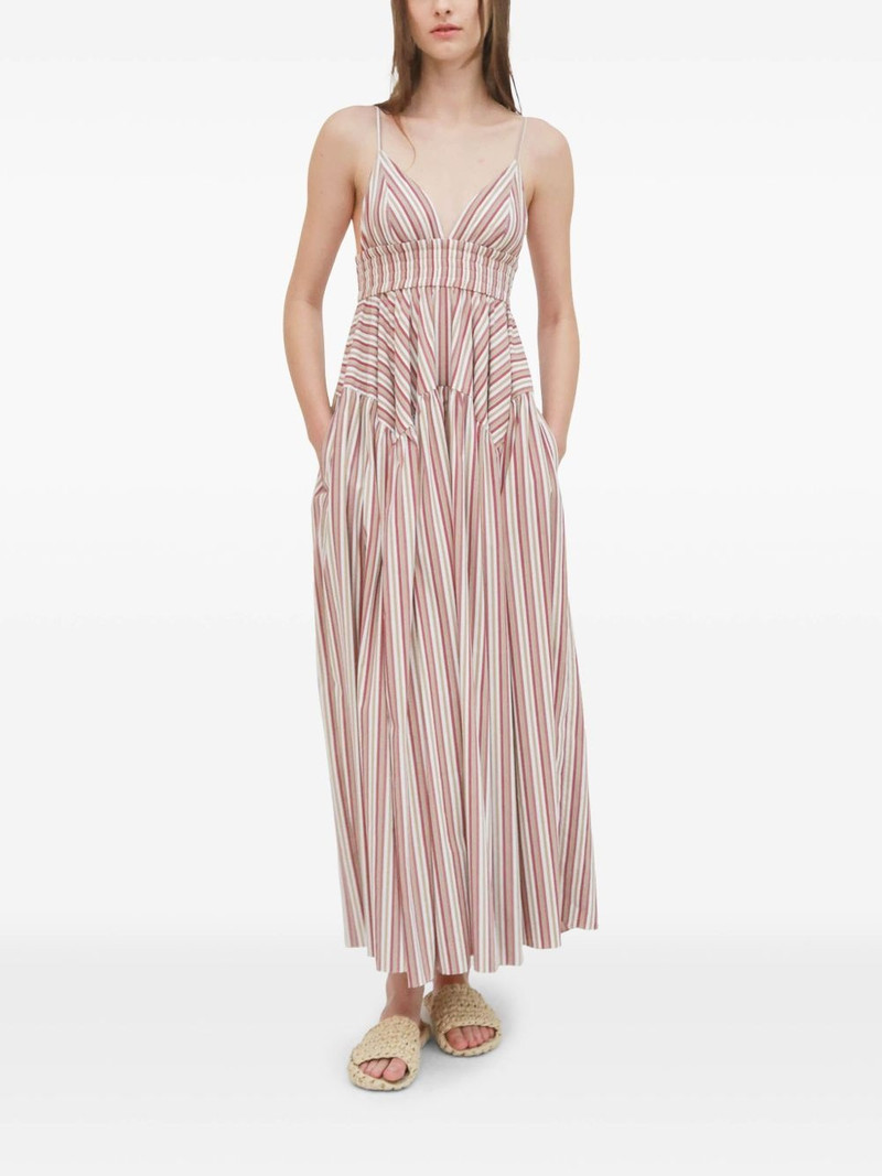 ROSETTA GETTY gathered-detail peplum dress outlook