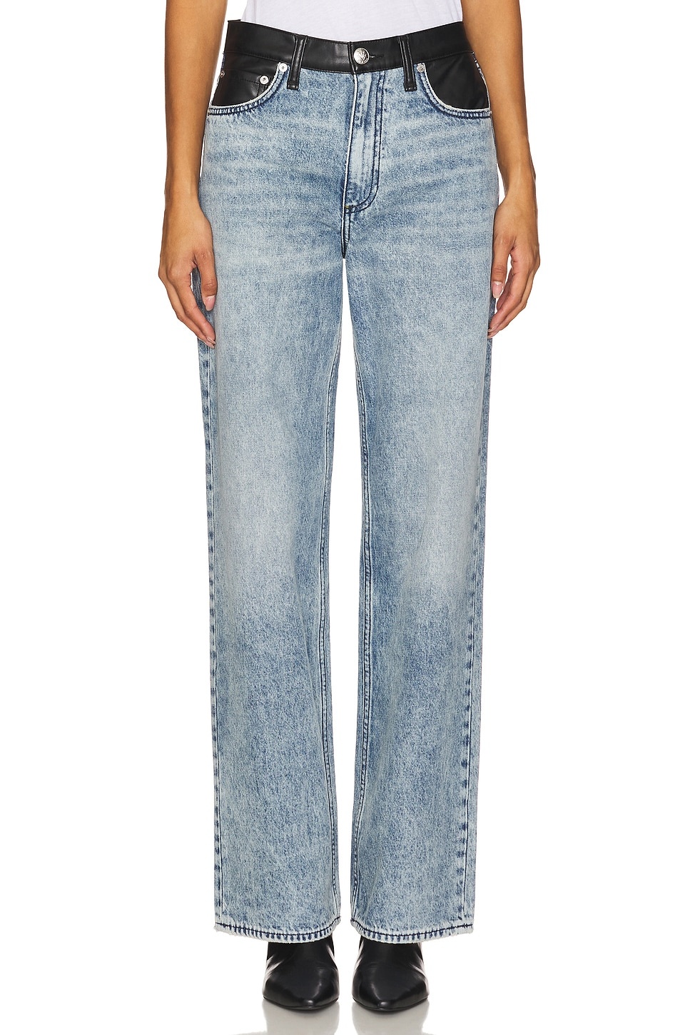 Shea High Rise Relaxed Straight - 1