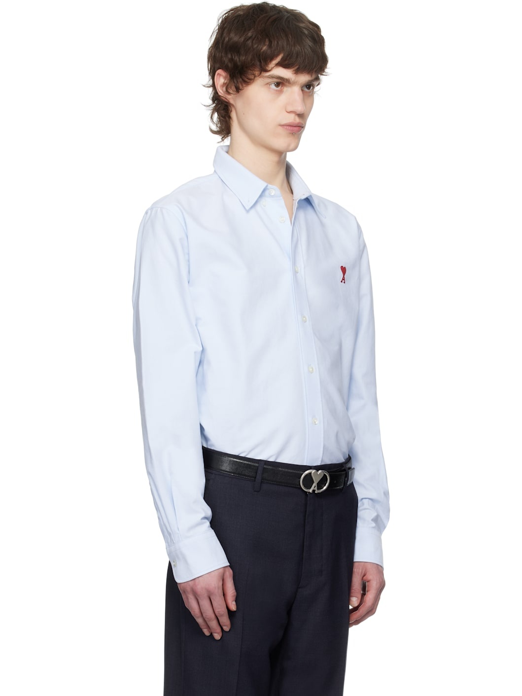 Blue Cotton Button-Down Ami de Coeur Shirt - 2