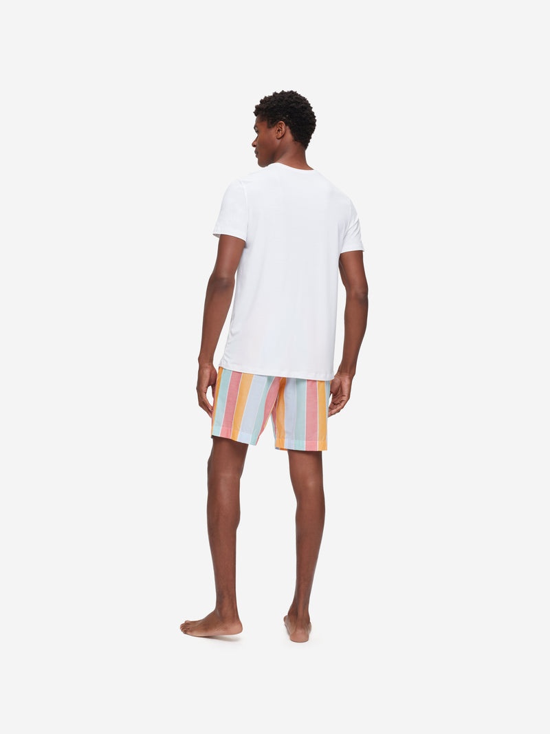 Men's Lounge Shorts Amalfi 18 Cotton Batiste Multi - 4