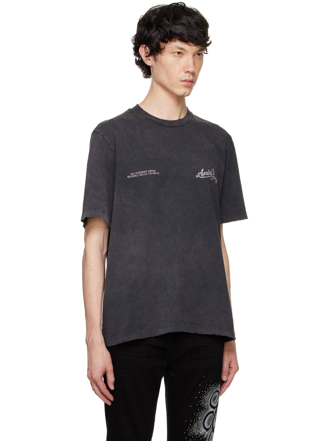 AMIRI Black Cinemas Vintage T-shirt | ssense | REVERSIBLE