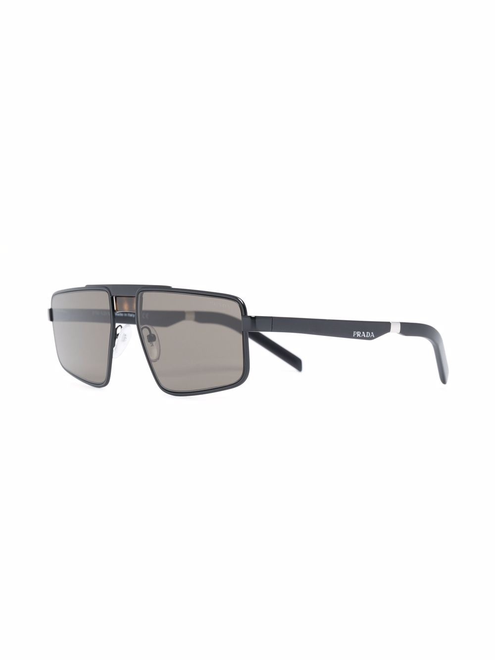 rectangular-frame tinted-lens sunglasses - 2