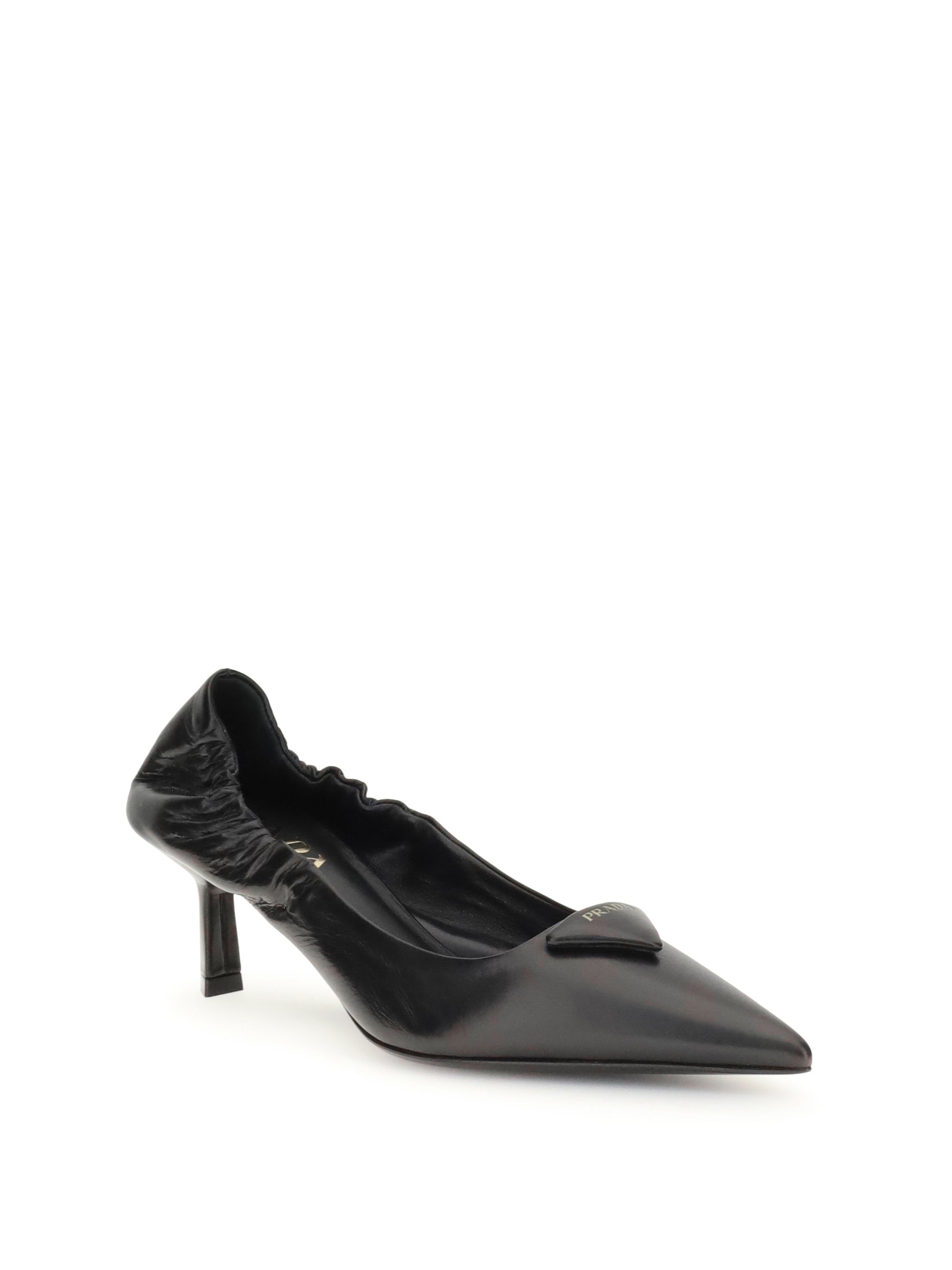 Prada Women Leather Logo Pumps - 2