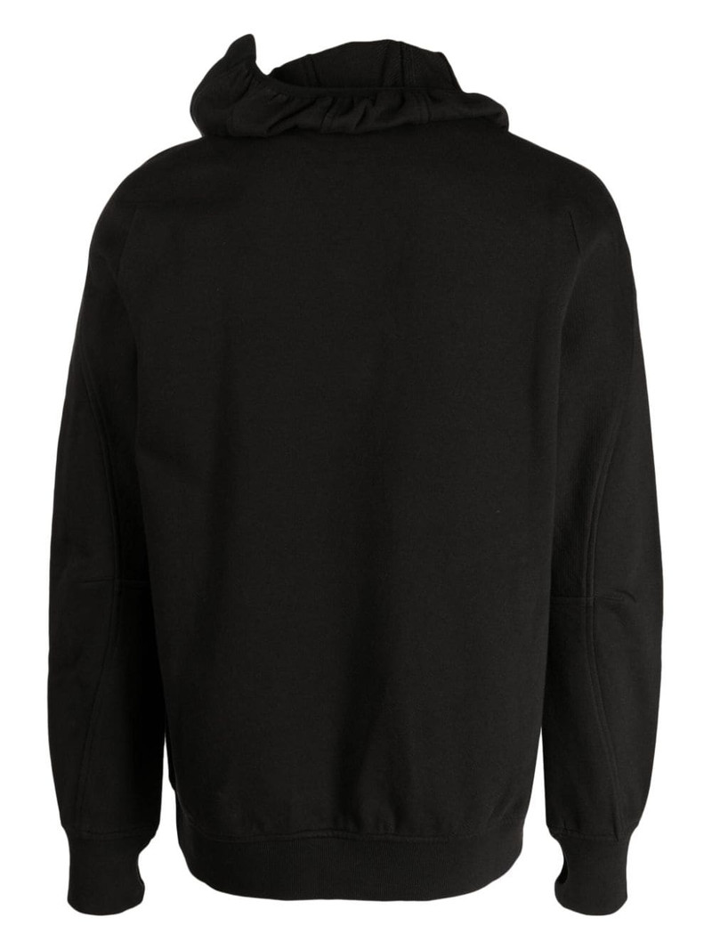 MAHARISHI long-sleeve organic cotton hoodie outlook