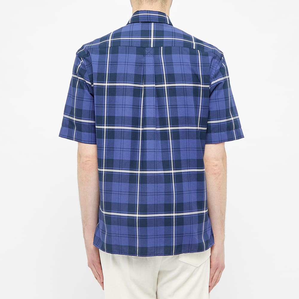 Acne Studios Short Sleeve Sarkis Waffle Check Shirt - 4