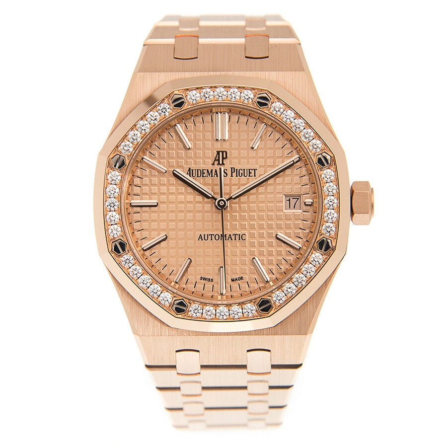 Audemars Piguet Royal Oak Automatic Ladies Diamond Watch 15451OR.ZZ.1256OR.03 - 2