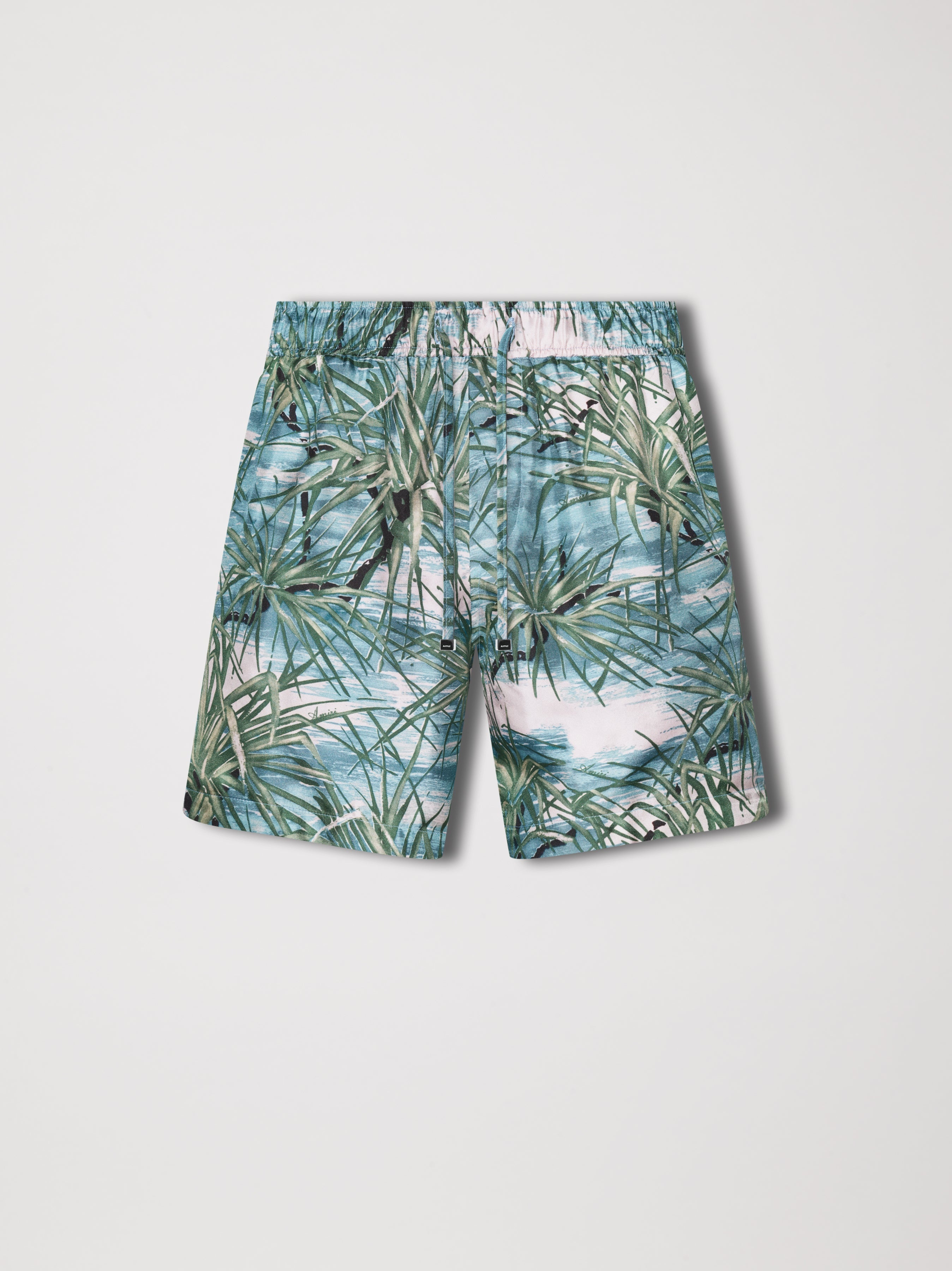 FLORAL ALOHA TREE SILK SHORT - 1