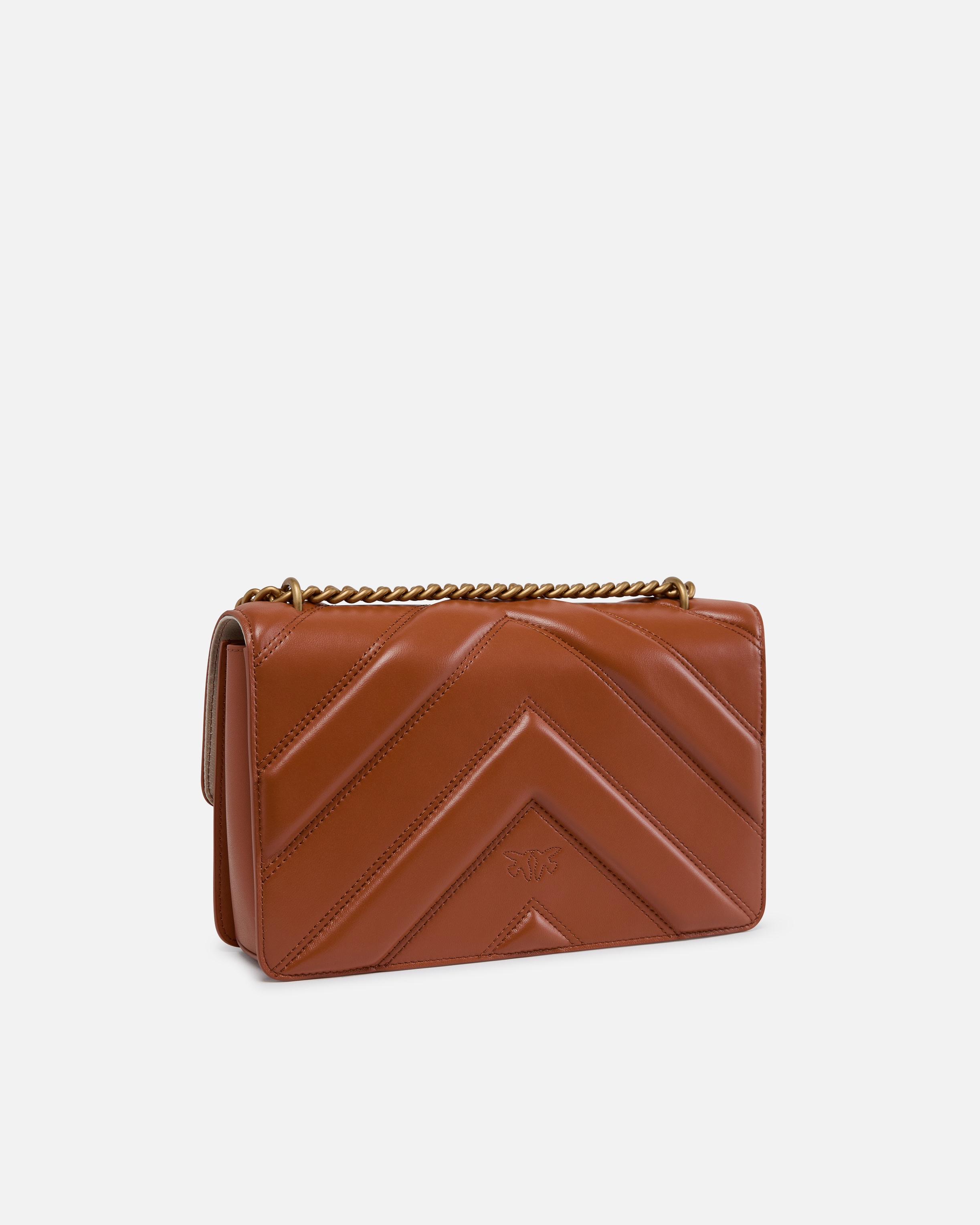 LOVE BAG QUILTED CROSSBODY BAG WITH CHEVRON MOTIF AND LOGO - 2