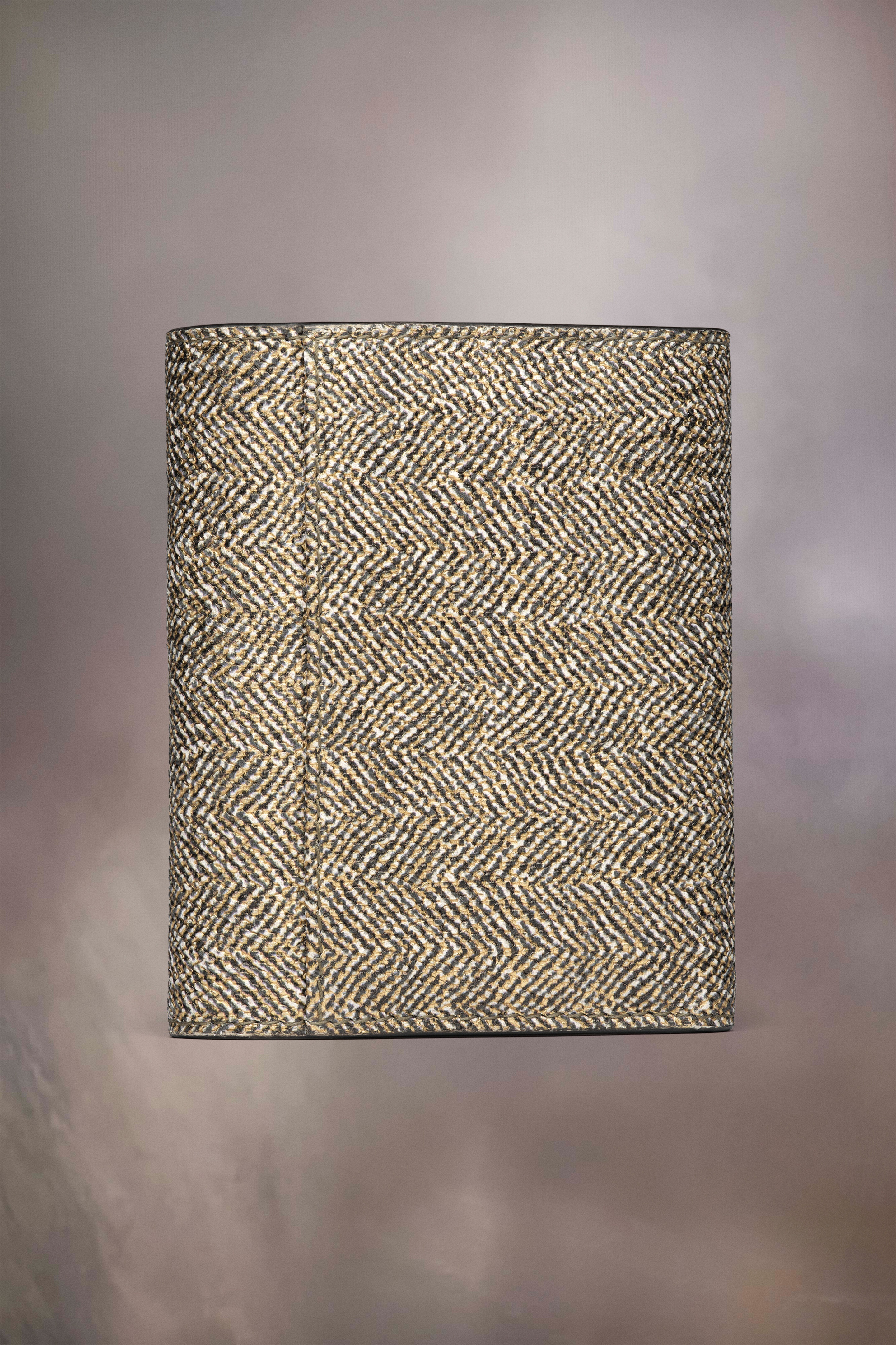 Tweed print leather wallet - 2