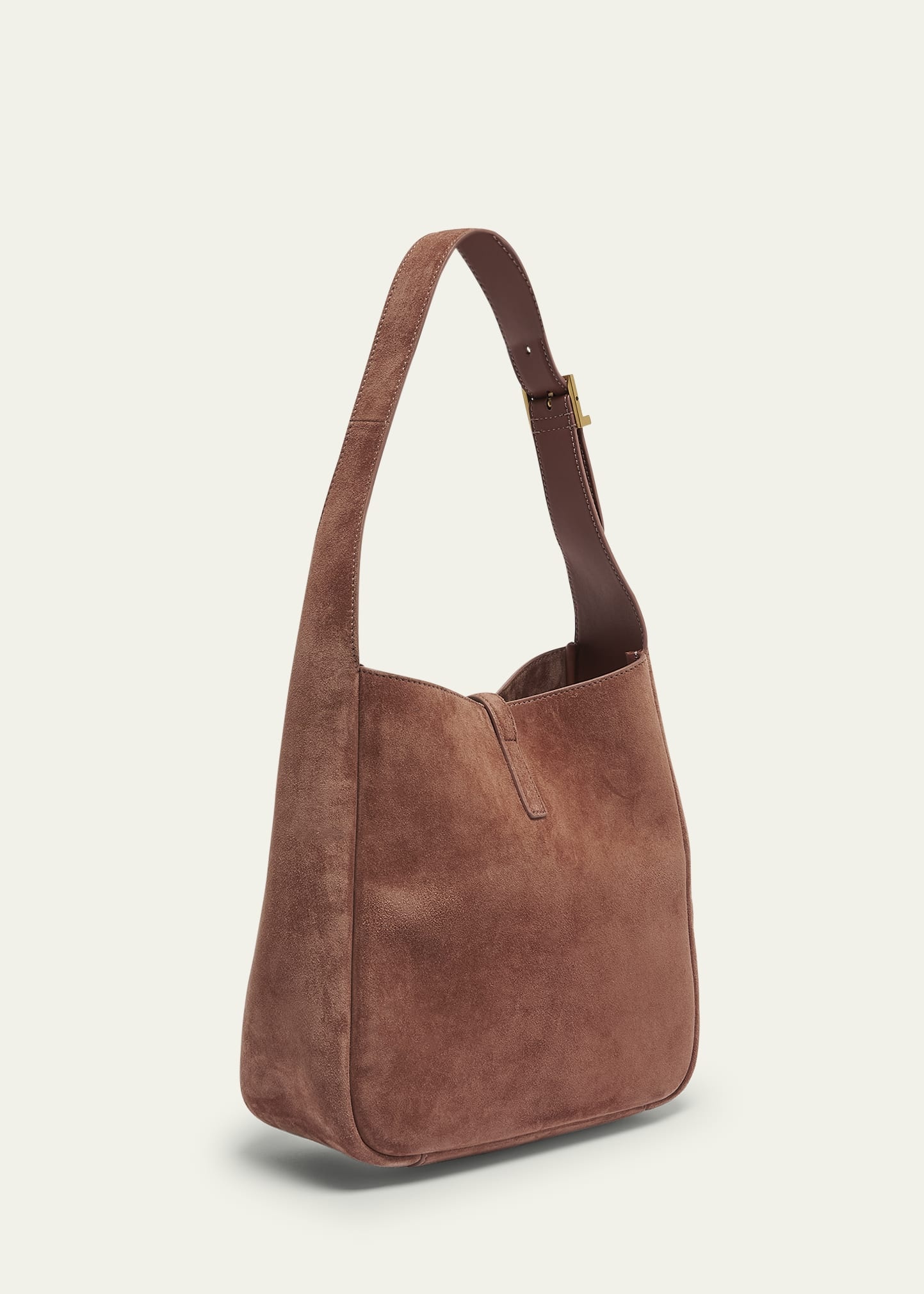 Le 5 A 7 Small Suede Hobo Shoulder Bag - 3