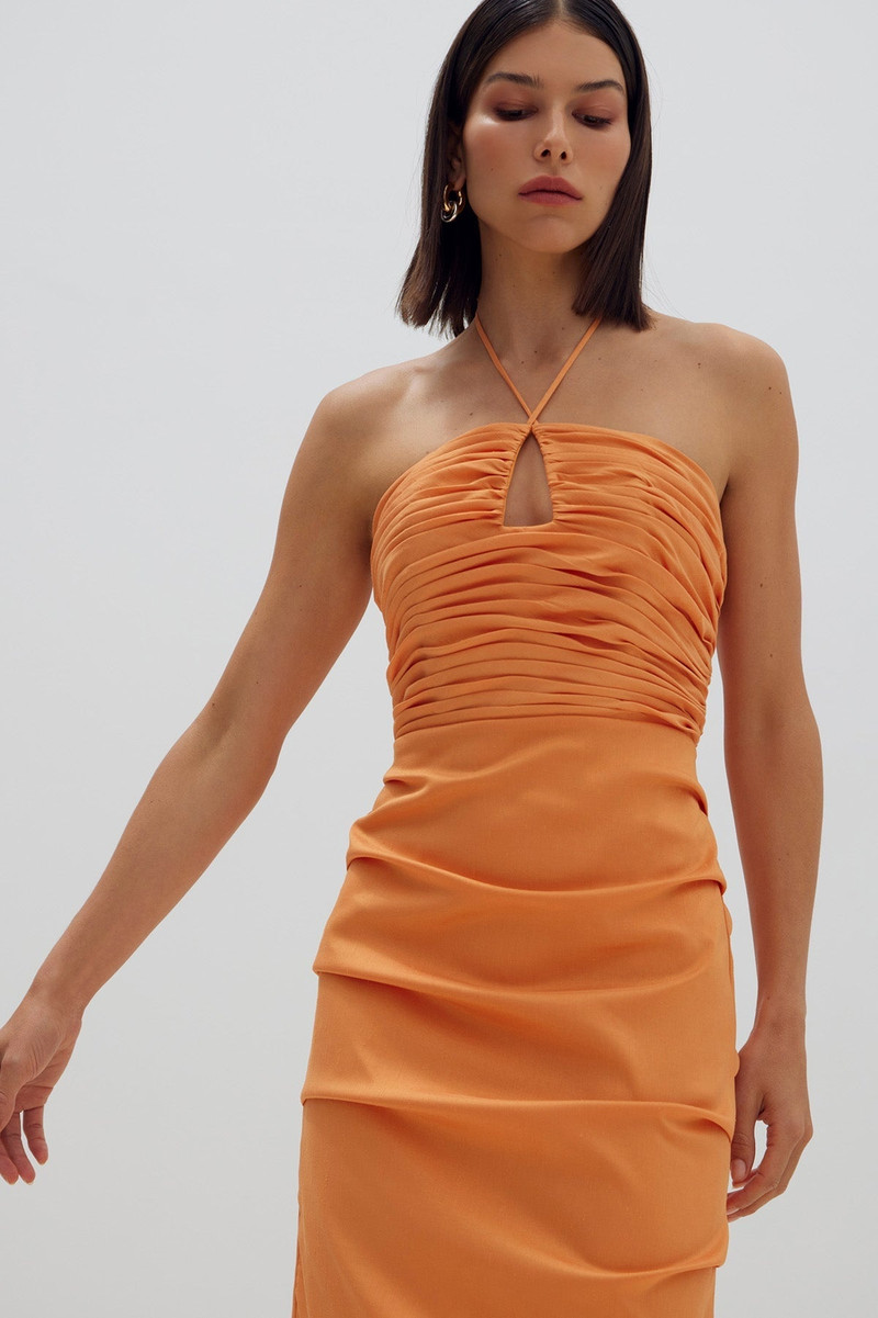 open lace back dress Rachel Gilbert