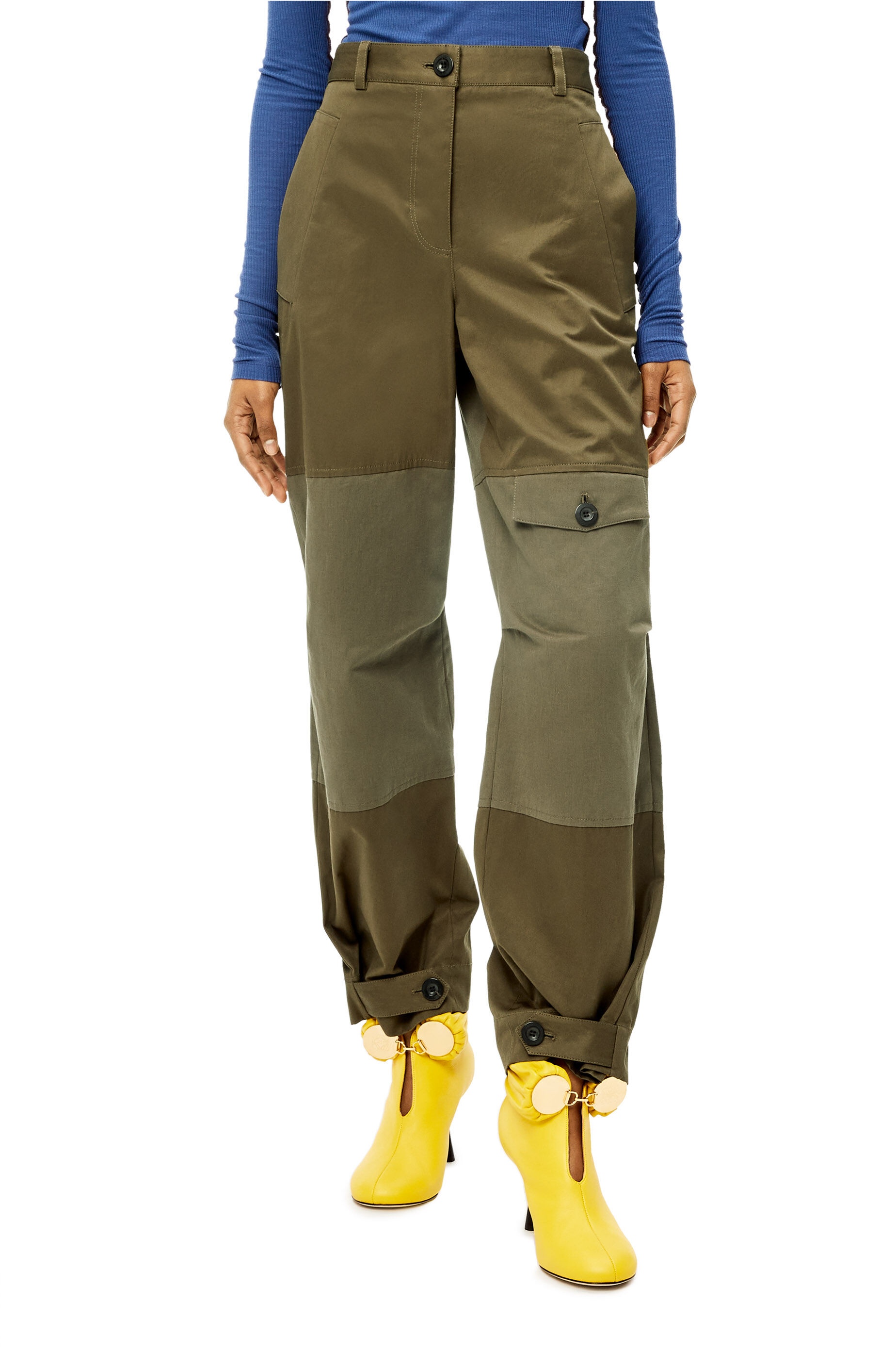 Cargo balloon trousers in cotton - 3