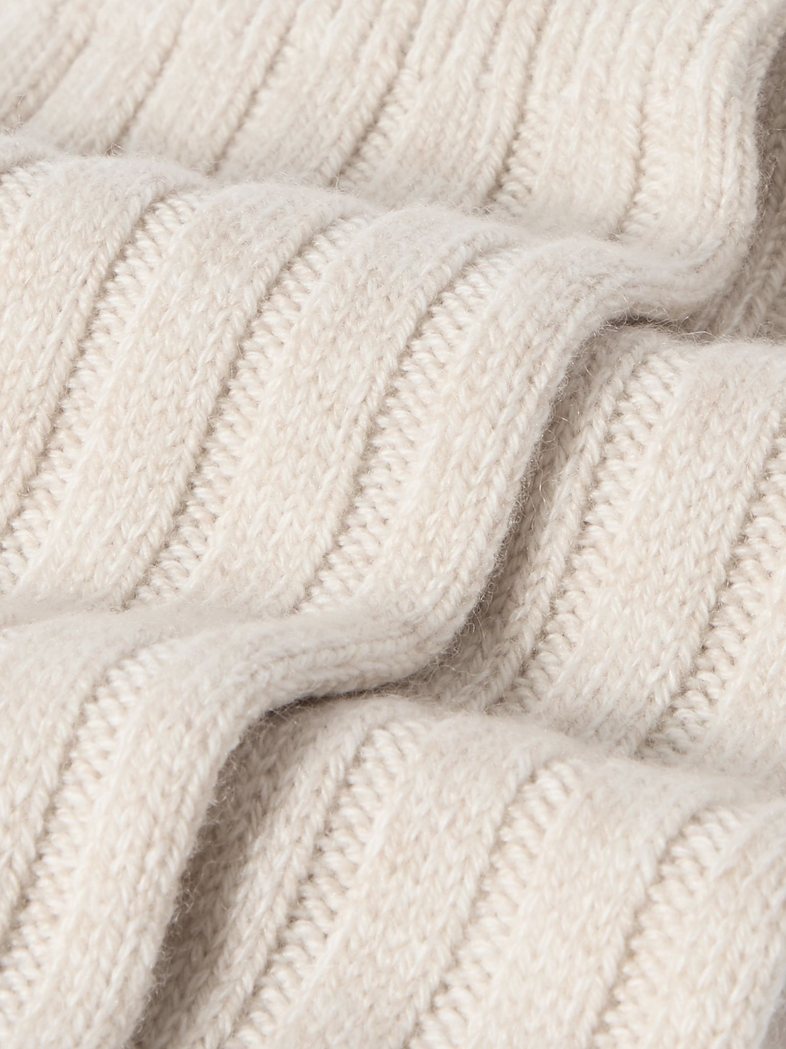 Ribbed Cashmere Socks Light gray - 2