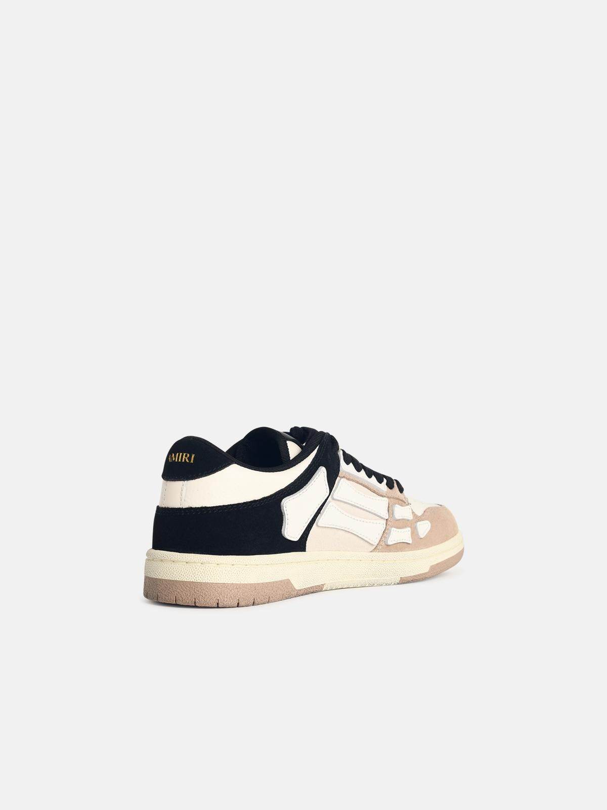 'DISTRESSED' MULTICOLOR LEATHER SNEAKERS - 3