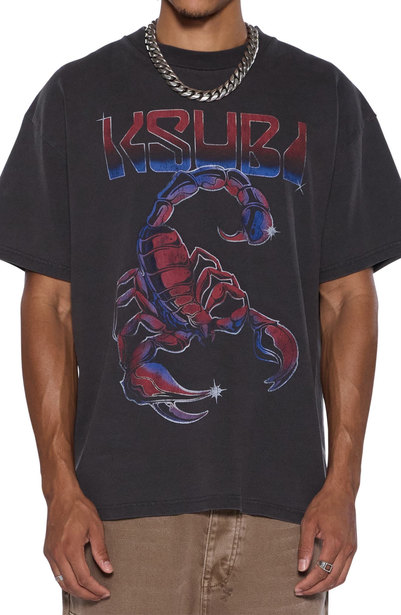 Ksubi Venom Ekcess Graphit T-Shirt in Black at Nordstrom - 3