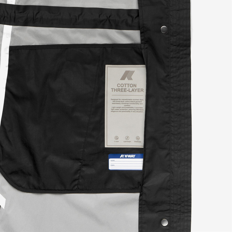 K-WAY BARBREIN COTTON 3LAYERS AF outlook