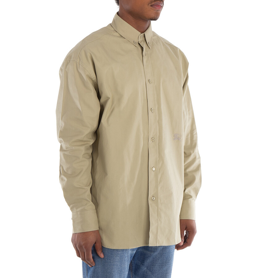 Burberry Logo-Embroidered Cotton Shirt - 4