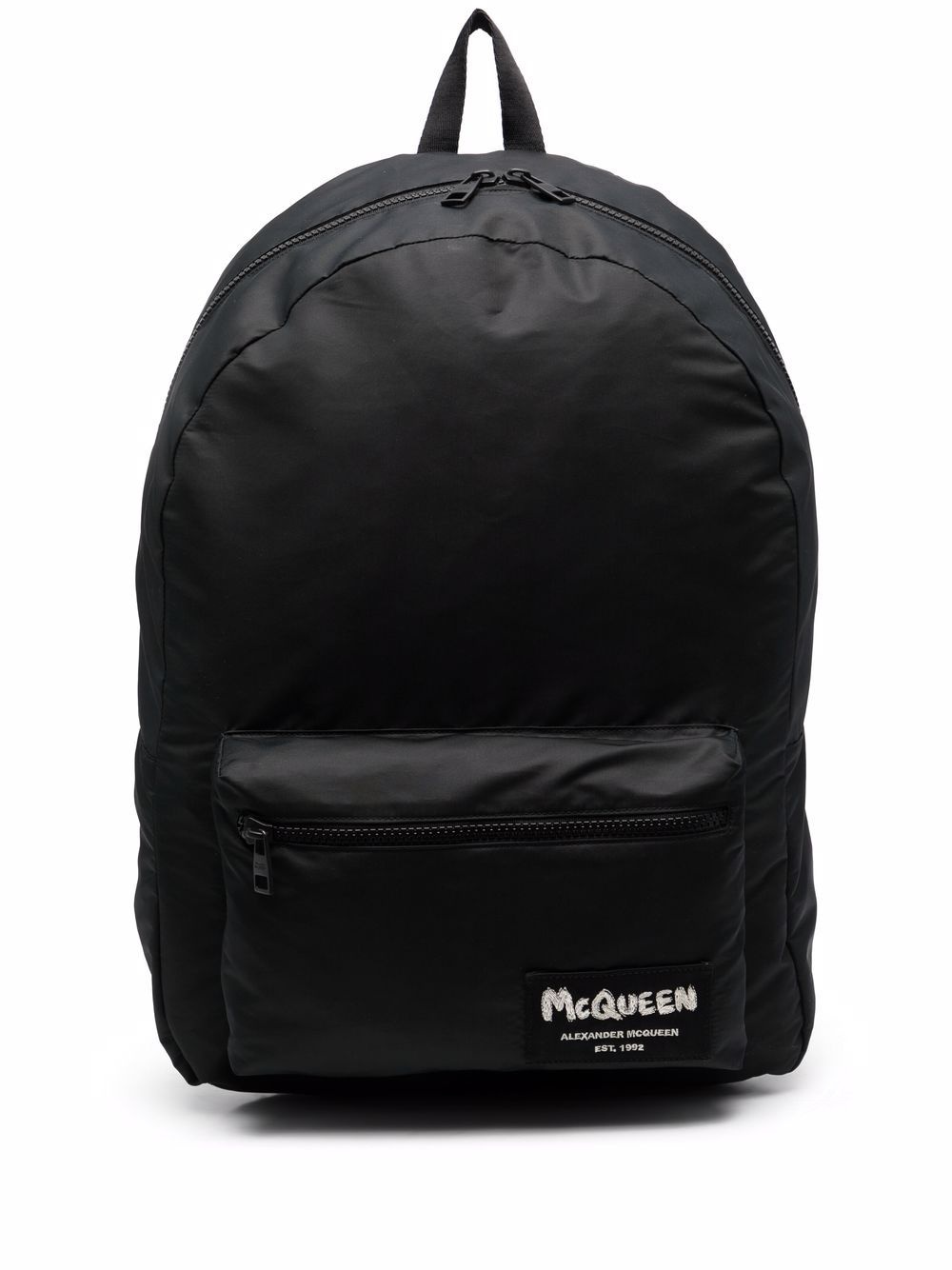 logo patch backpack - 1